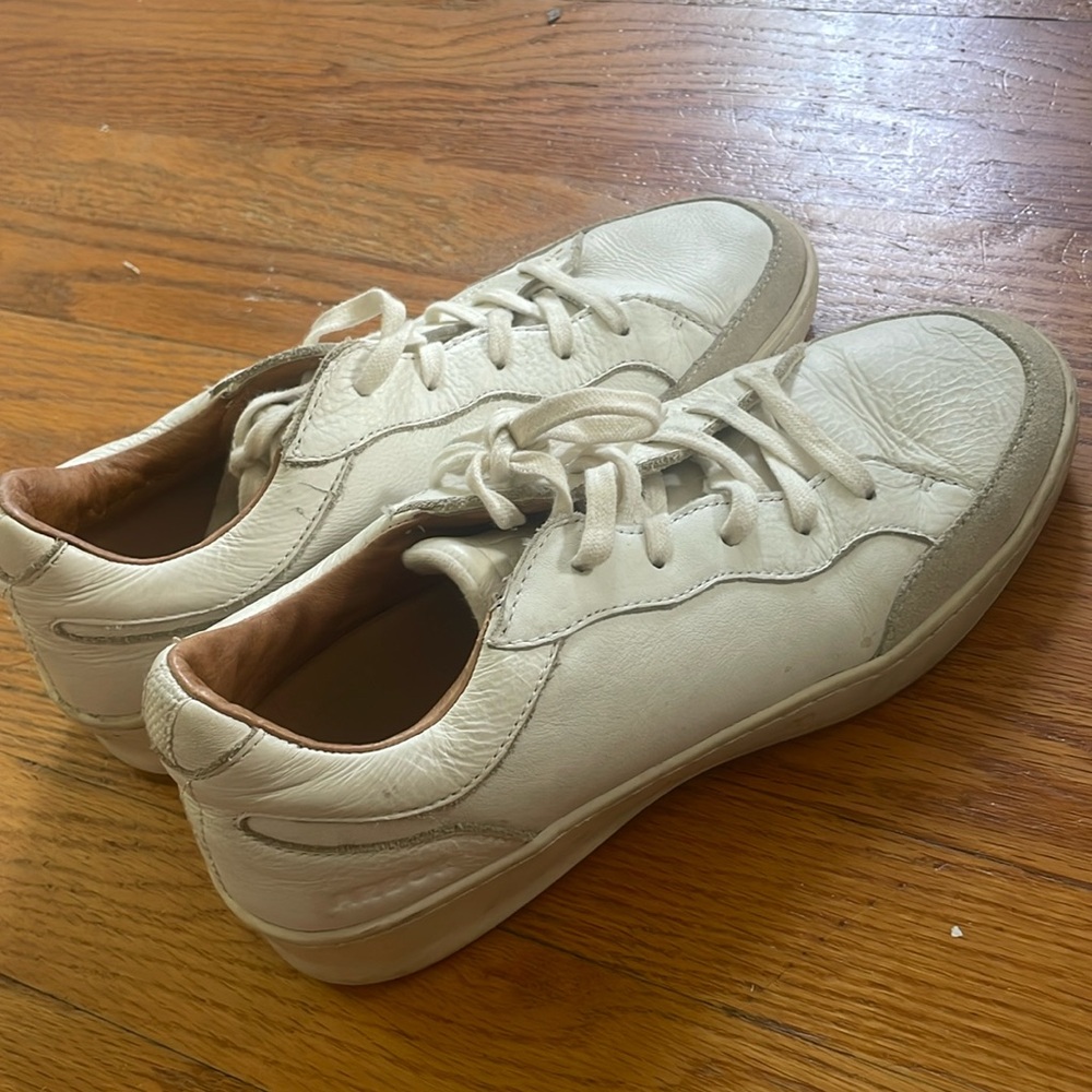 White sneakers